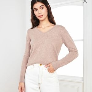 Sold - Mongolian Cashmere V-Neck Sweater